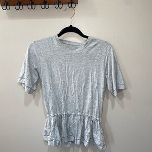 Lululemon Gray Women's Peplum Top